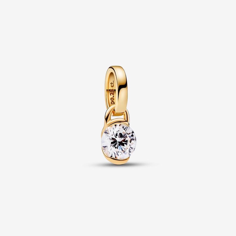 Pandora Talisman Lab-grown Diamond Infinity Pendant 0.25 carat tw 14k Gold