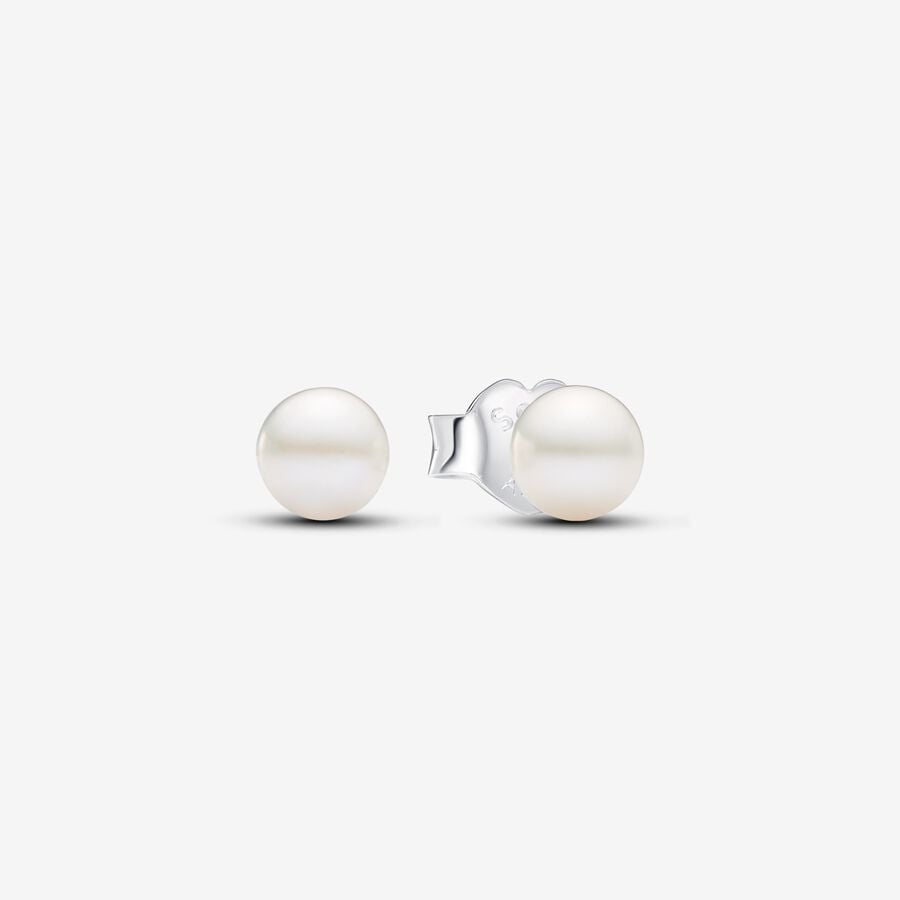 Treated Freshwater Cultured Pearl 4.5mm Stud Earrings