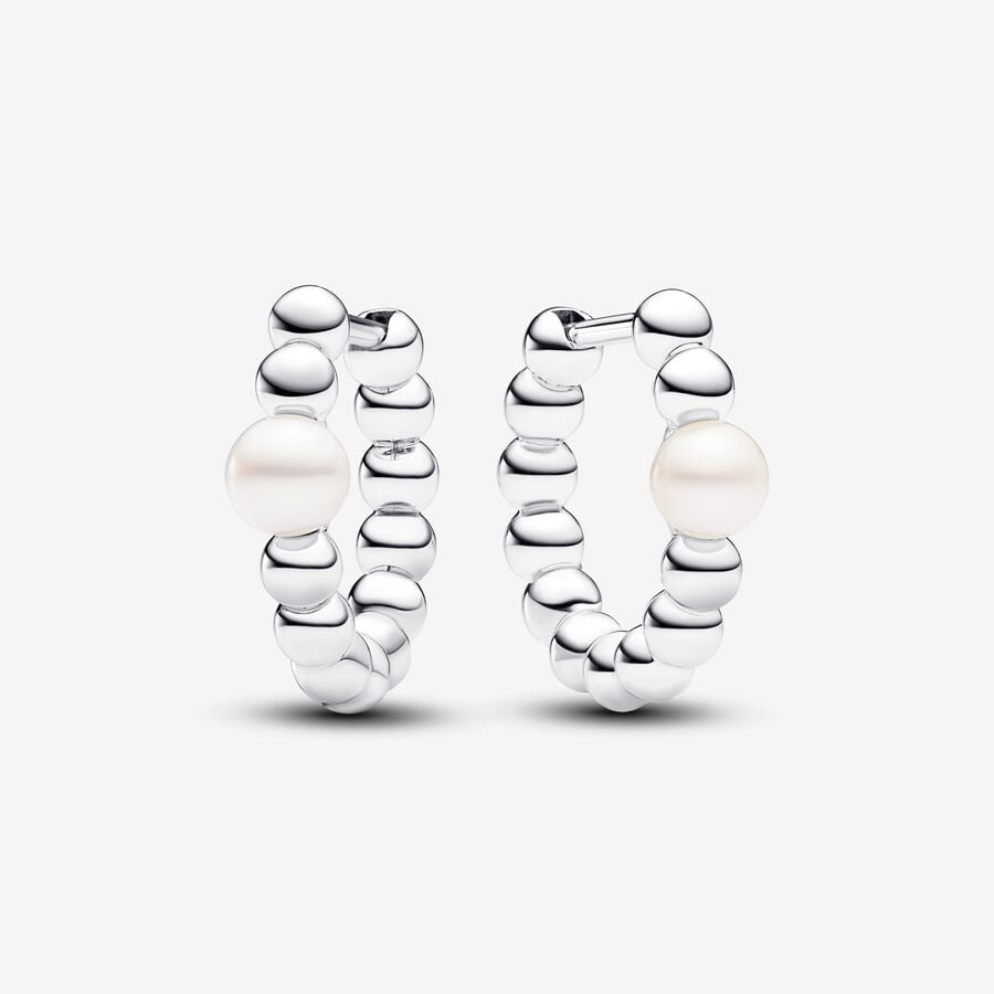 Treated Freshwater Cultured Pearl Earring Stack Set