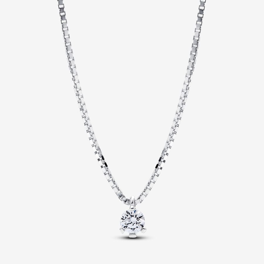 Pandora Nova Lab-grown Diamond Pendant Necklace 0.25 carat tw Sterling Silver