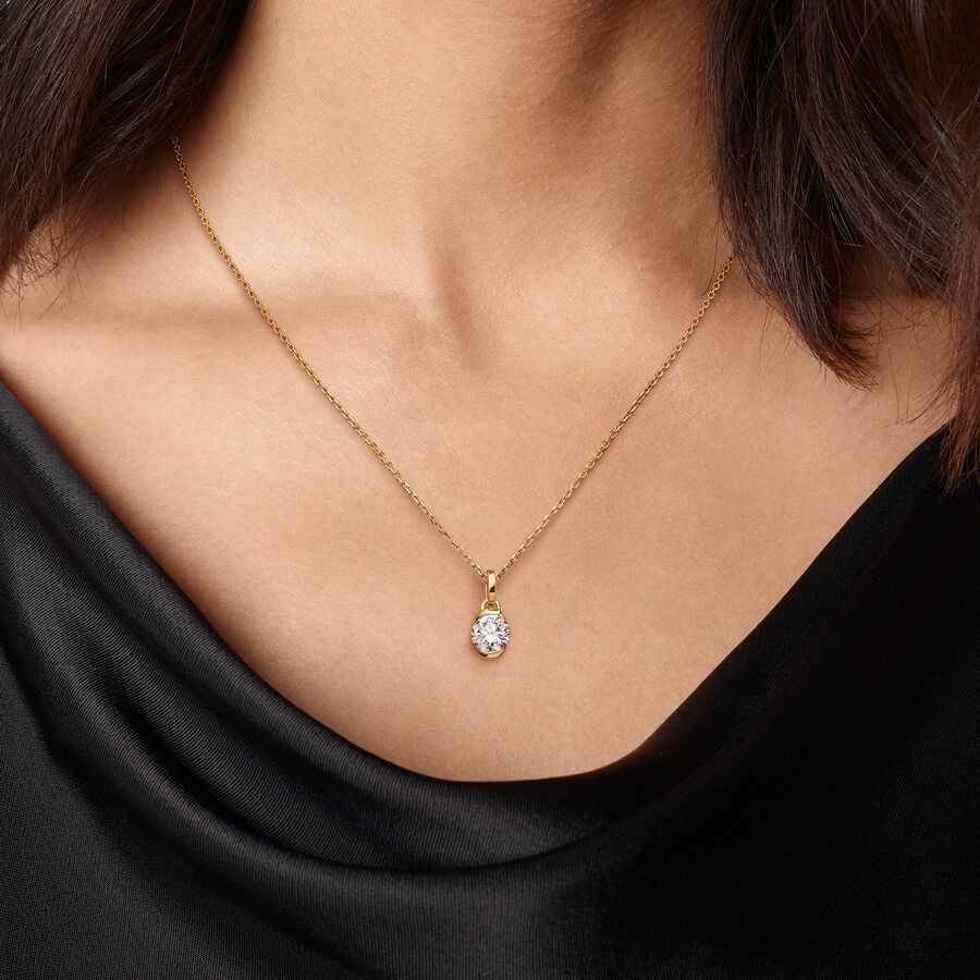 Pandora Talisman Lab-grown Diamond Infinity Pendant 0.75 carat tw 14k Gold
