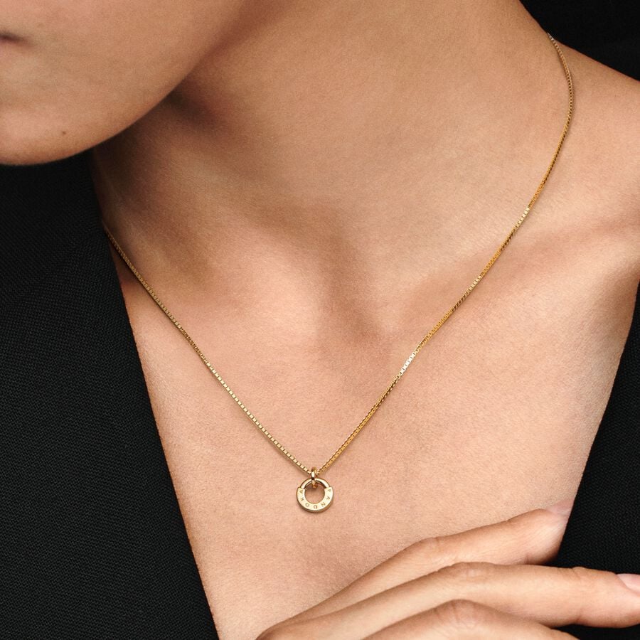FINAL SALE - Pandora Signature I-D Collier Pendant & Necklace